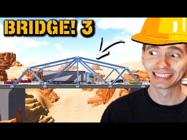 O NOVO POLY BRIDGE MODERNO!!! (VIREI ENGENHEIRO) - Bridge 3 