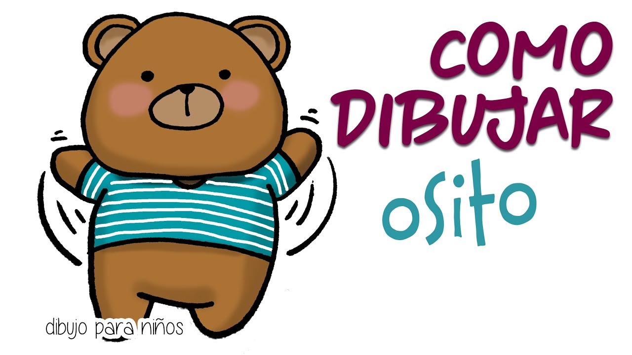 Como dibujar Osito ?/ How to draw a bear 