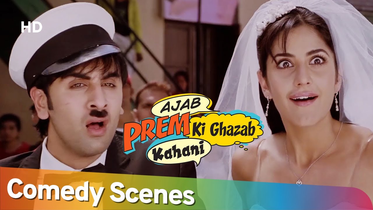 Ranbir Kapoor & Katrina Kaif Best of Comedy Scenes - Movie Ajab Prem Ki Ghazab Kahani 