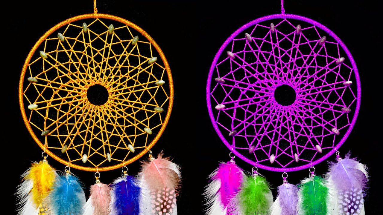 Perfect Dreamcatcher | Room decoration ideas | Handmade craft | Latest Design DIY dream catcher 