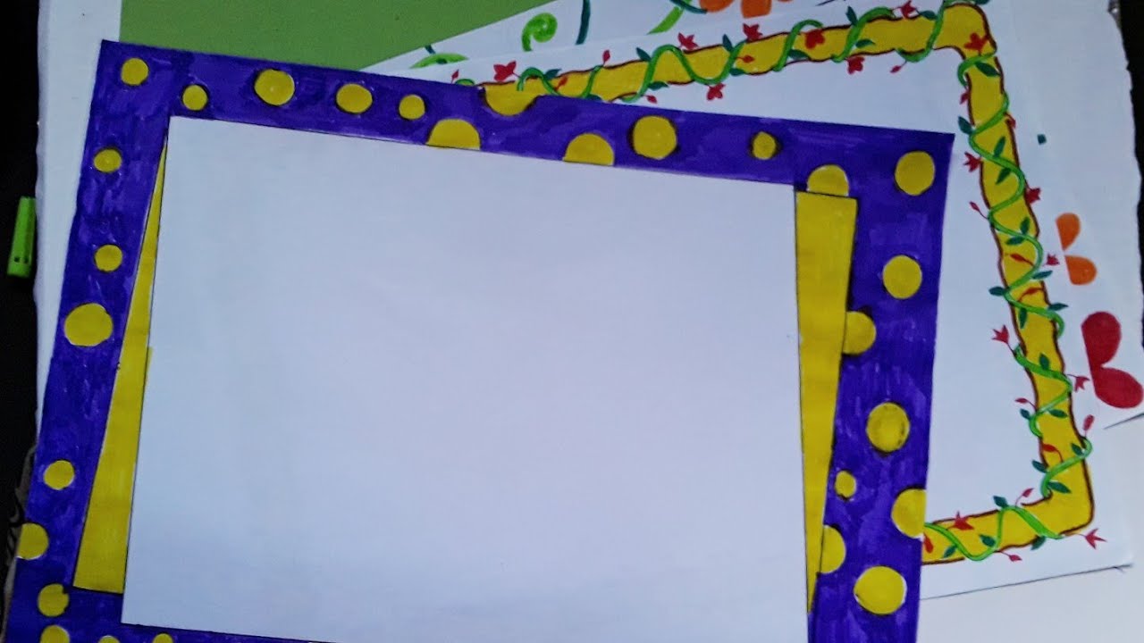 New border designs for school projects|frame drawing| border designs by Rai's Art. 