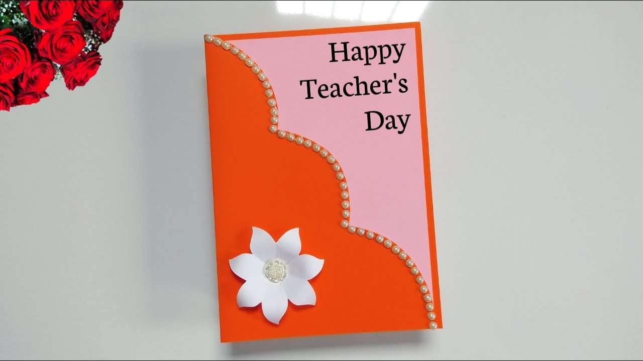 DIY Teacher's day card ideas | Teacher's day card making ideas | How to make Teacher's day card easy 