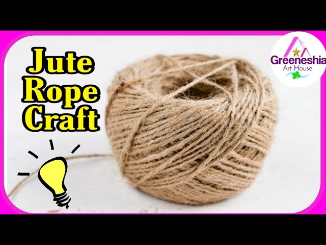 DIY Easy Room Decor Jute Wall Hanging | Showpiece Making using Jute | Jute Rope Craft Idea 