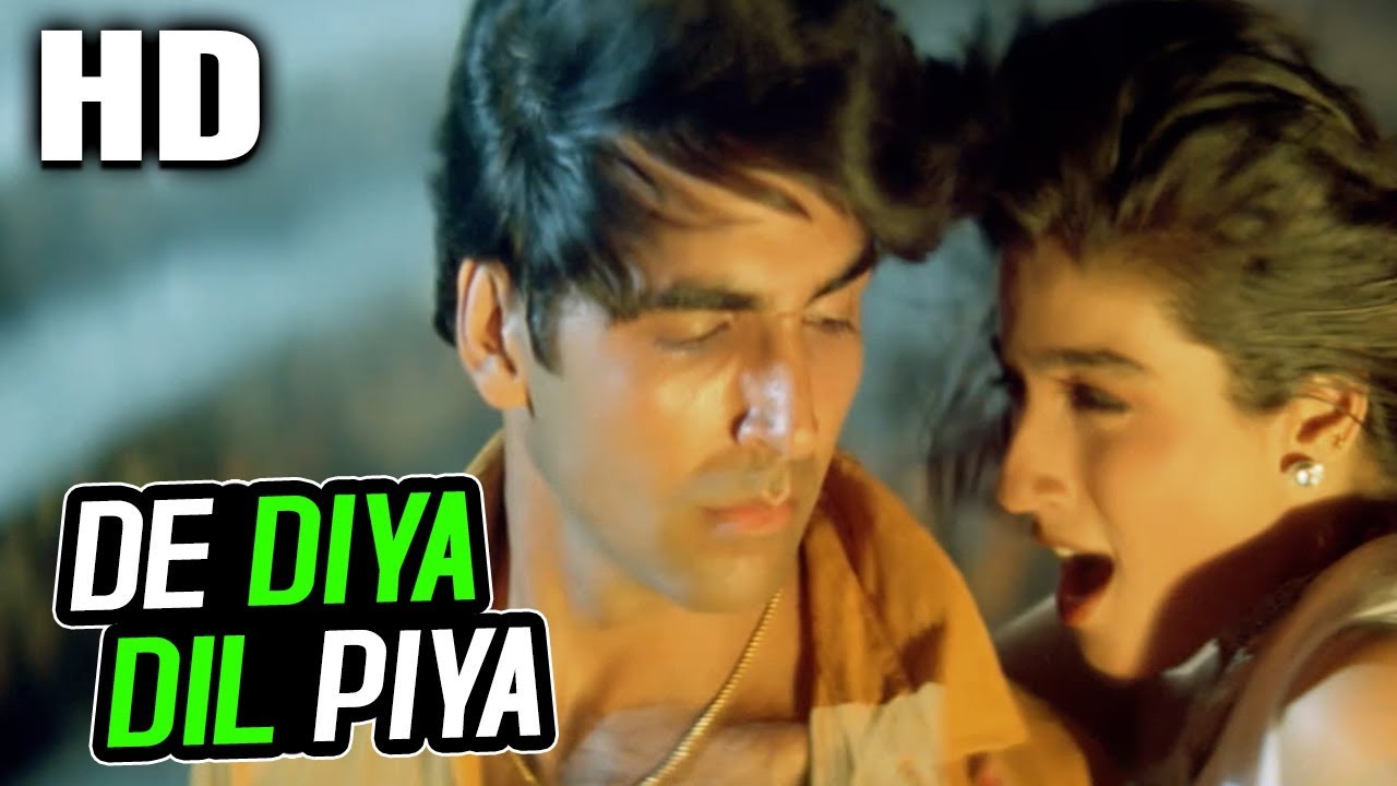 De Diya Dil Piya | Alisha Chinai, Sonu Nigam | Keemat 1998 Songs | Akshay Kumar, Raveena Tandon 