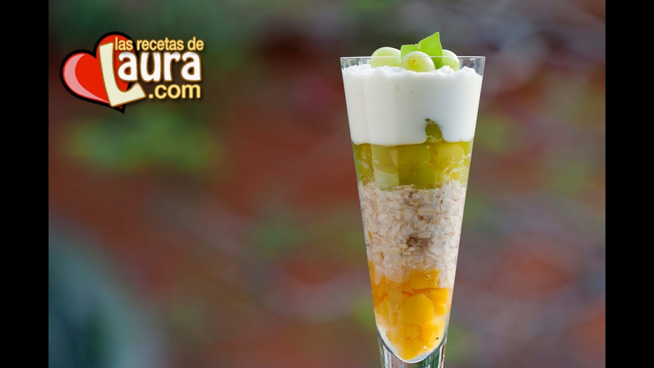 Desayuno Saludable ♥ Avena con yogurt ♥ Receta de avena fácil 