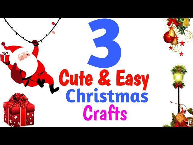 3Amazing christmas greeting card |christmas card making|christmas Decoration Ideas|DIY art and craft 