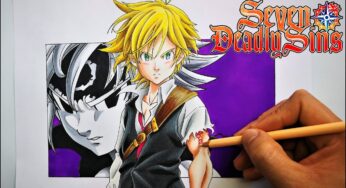 Dibujando a MELIODAS Fan art – Nanatsu No Taizai ( Seven Deadly Sins ). Drawing Meliodas DibujAme Un