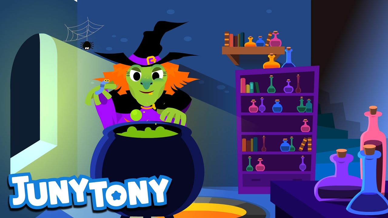 Itsy Bitsy Witch (Itsy Bitsy Spider tuned) | Halloween Songs | Kids Songs | Juny&Tony by KizCastle 