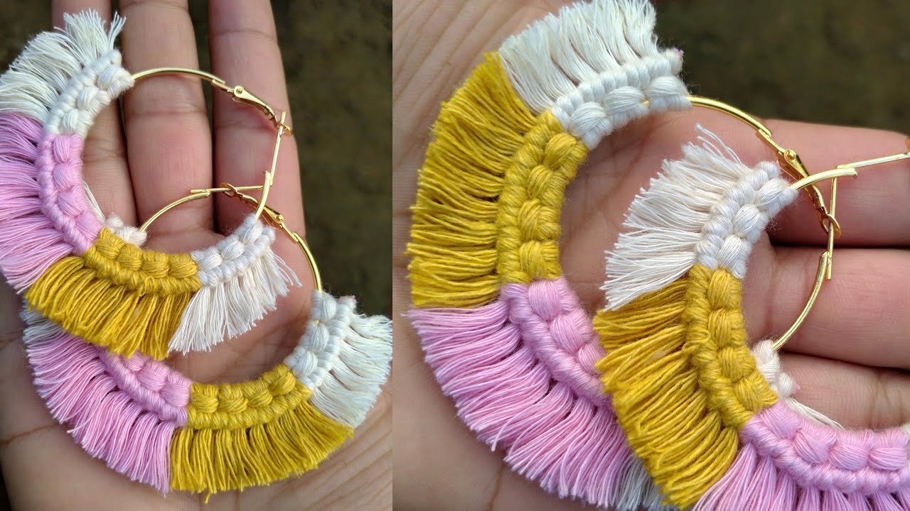 Super Easy Paracord Lanyard Earring | How to make a Paracord Earrings Handmade DIY Tutorial #3 