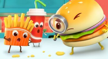 Hamburger Sedang Mencari Kejunya | Lagu Makanan Anak | Lagu Anak-anak | BabyBus Bahasa Indonesia