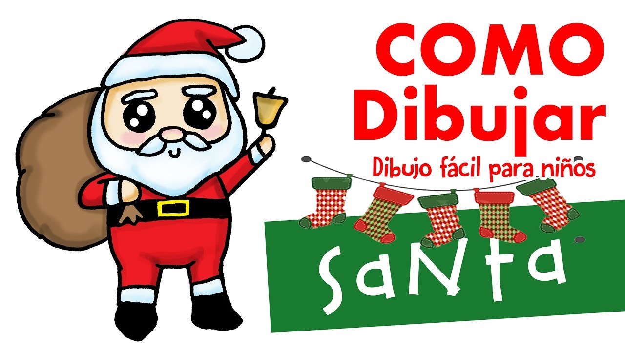 Como dibujar a santa ?/ How to draw Santa 