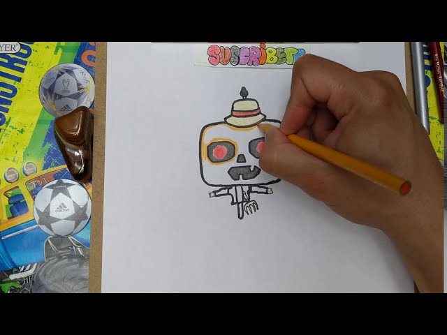 Cómo DIBUJAR y PINTAR a ?PIGGY HALLOWEEN FUNKO POP de PIGGY BOOK 2/How to DRAW PIGGY HALLOWEEN 