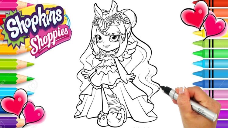 shopkins shoppies wild style mystabella coloring page