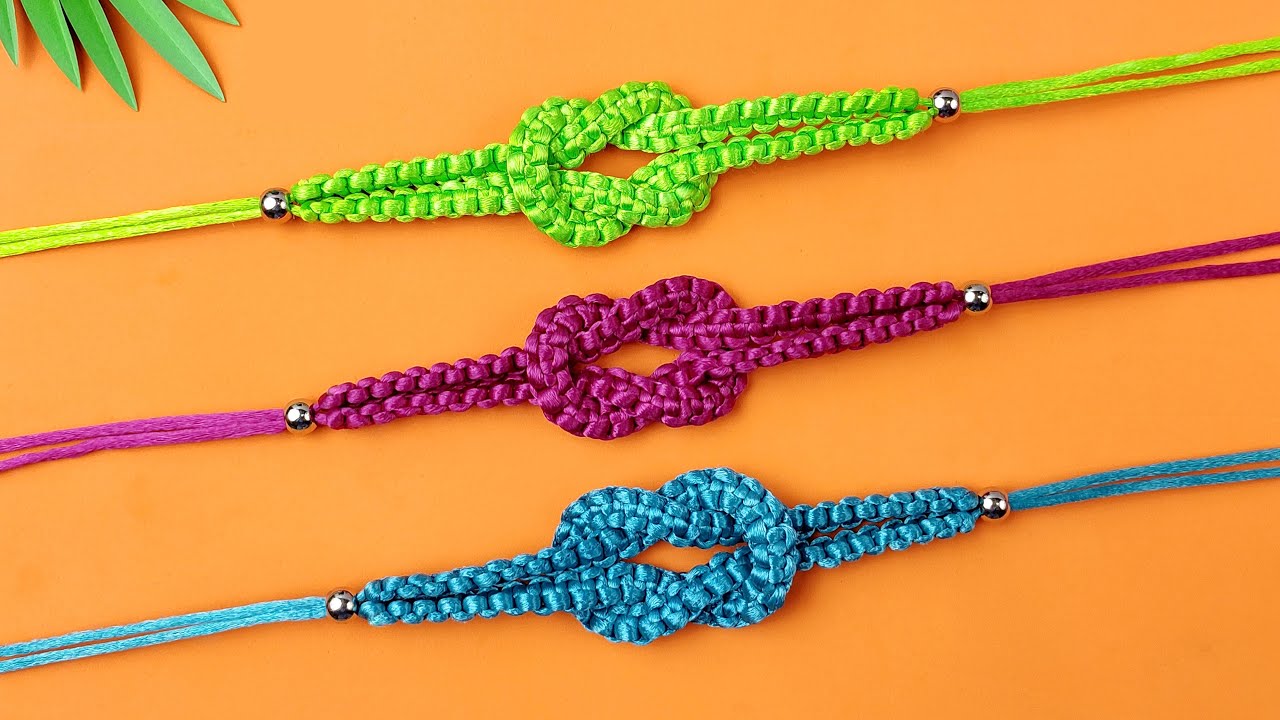 Cómo hacer pulsera de hilo fácil y rápida # Paso a Paso # DIY Macrame - Paracord Friendship Bracelet 