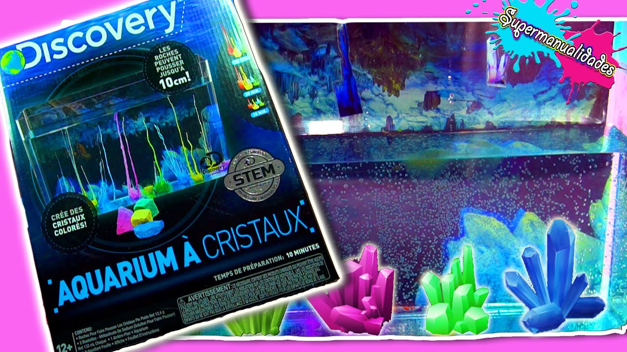 Experimento con cristales acuáticos de Discovery - Supermanualidades 