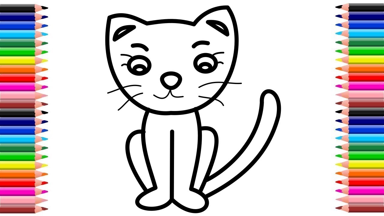 Dibujos de gatos faciles | gatos dibujos 