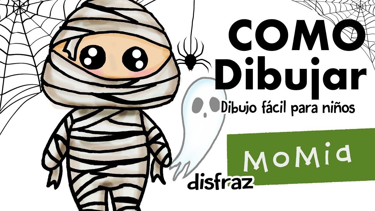 Como dibujar momia dizfraz ?? 