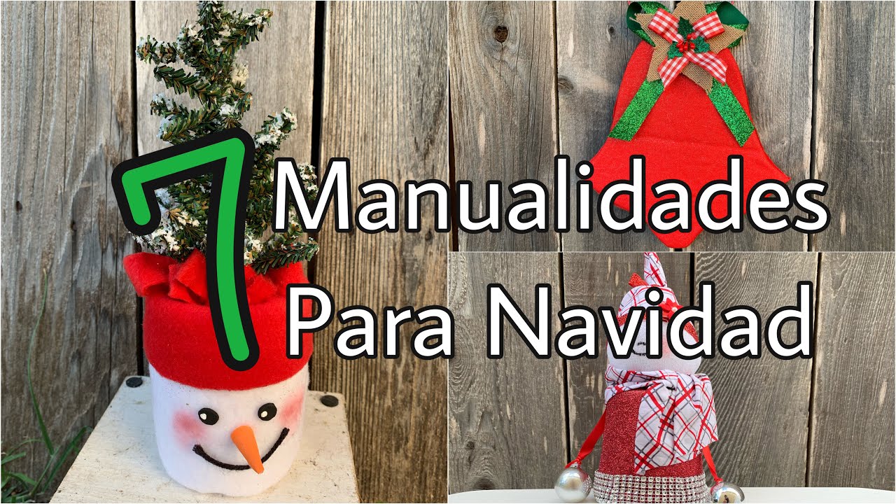 7 Ideias Decoração de Natal com Material Reciclado/MANUALIDADES NAVIDEÑAS 2020/New Christmas DIY 