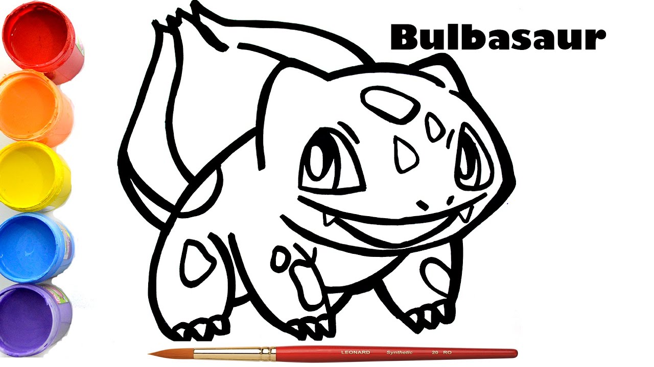 ?How to draw Bulbasaur of Pokemon kawaii | Como dibujar Bulbasaur de Pokemon | bestfriends kawaii 