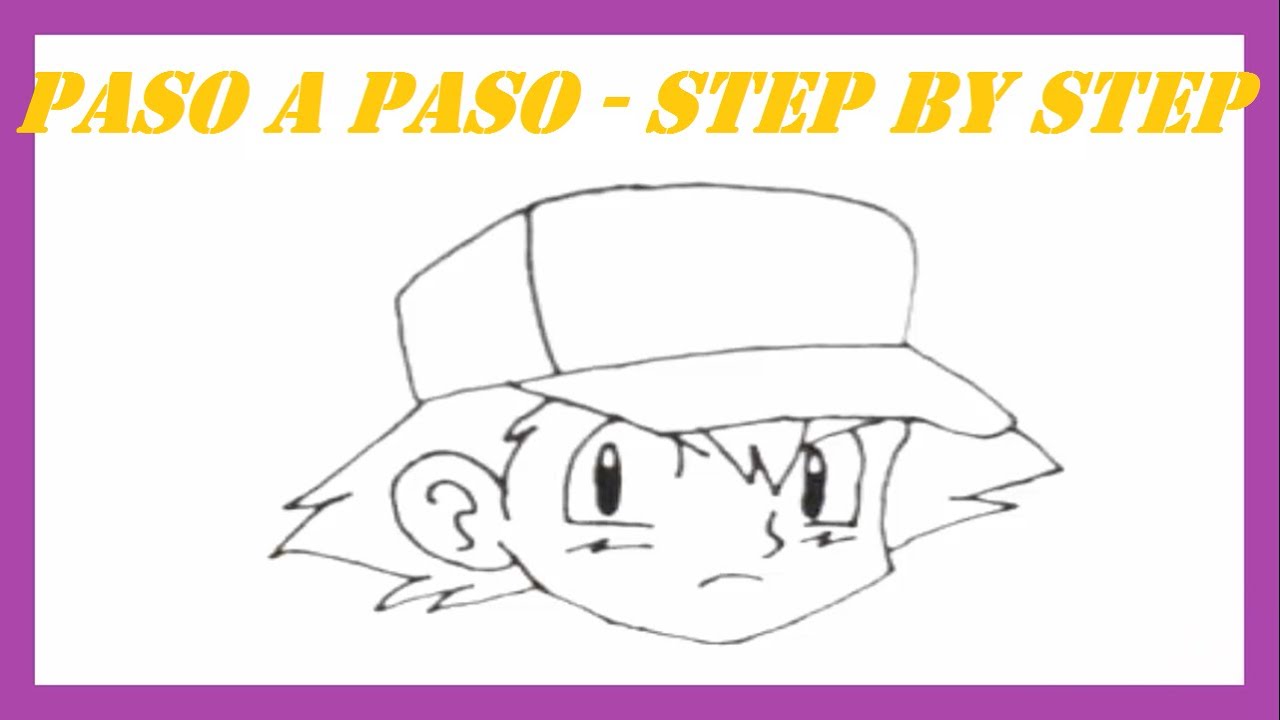 Como dibujar a Ash Ketchum l How to draw Ash Ketchum 