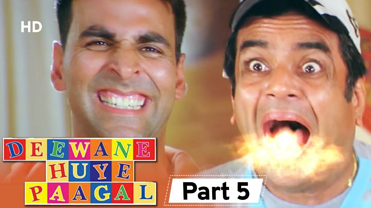 Deewane Huye Paagal - Superhit Comedy Movie Part 5- Akshay Kumar - Paresh Rawal - Vijay Raaz 