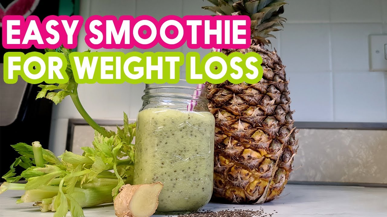 Easy smoothie for weight loss and hunger control 