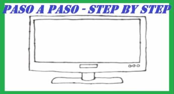 Como dibujar una Televisión de Pantalla Plasma l How to draw a Plasma TV Screen