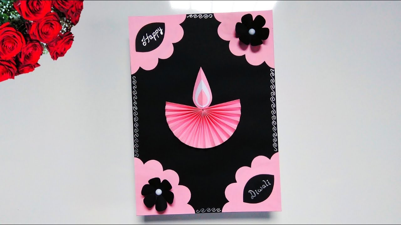 DIY Diwali card ideas | Diwali card making ideas | How to make Diwali card easy 