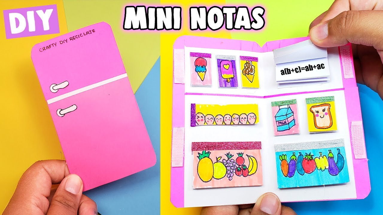 MININOTAS REFRIGERADOR KAWAII ? DIY BACK TO SCHOOL ✂️ 