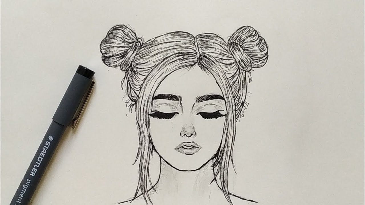 Como desenhar Garota Tumblr | COMO DIBUJAR UNA CHICA TUMBLR 