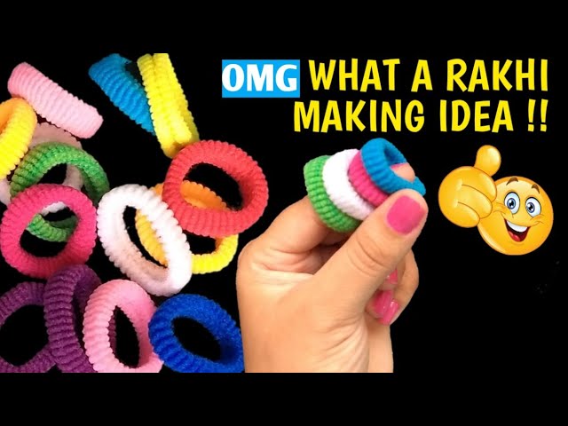 DIY Rakhi making at home | How to make rakhi at home | Easy Rakhi tutorial | DIY art and craft 