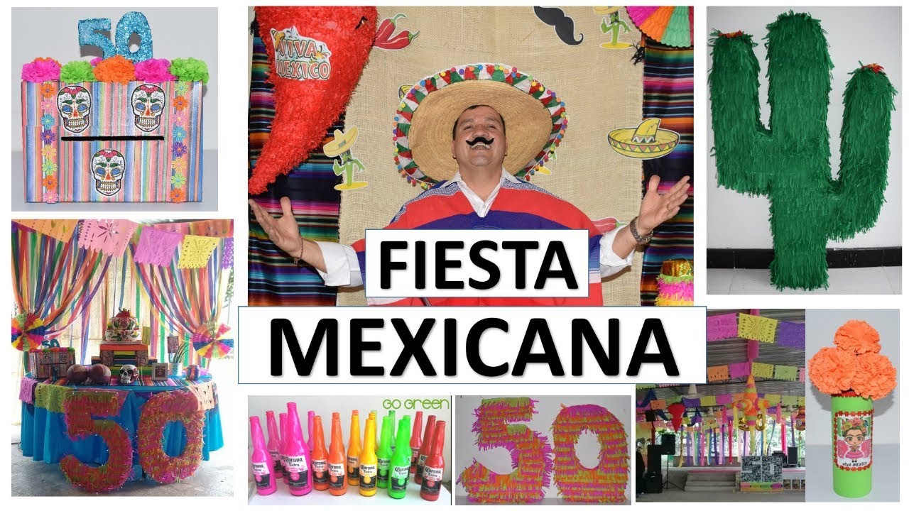 11 Manualidades Fáciles para Decorar una FIESTA MEXICANA (con reciclaje) 