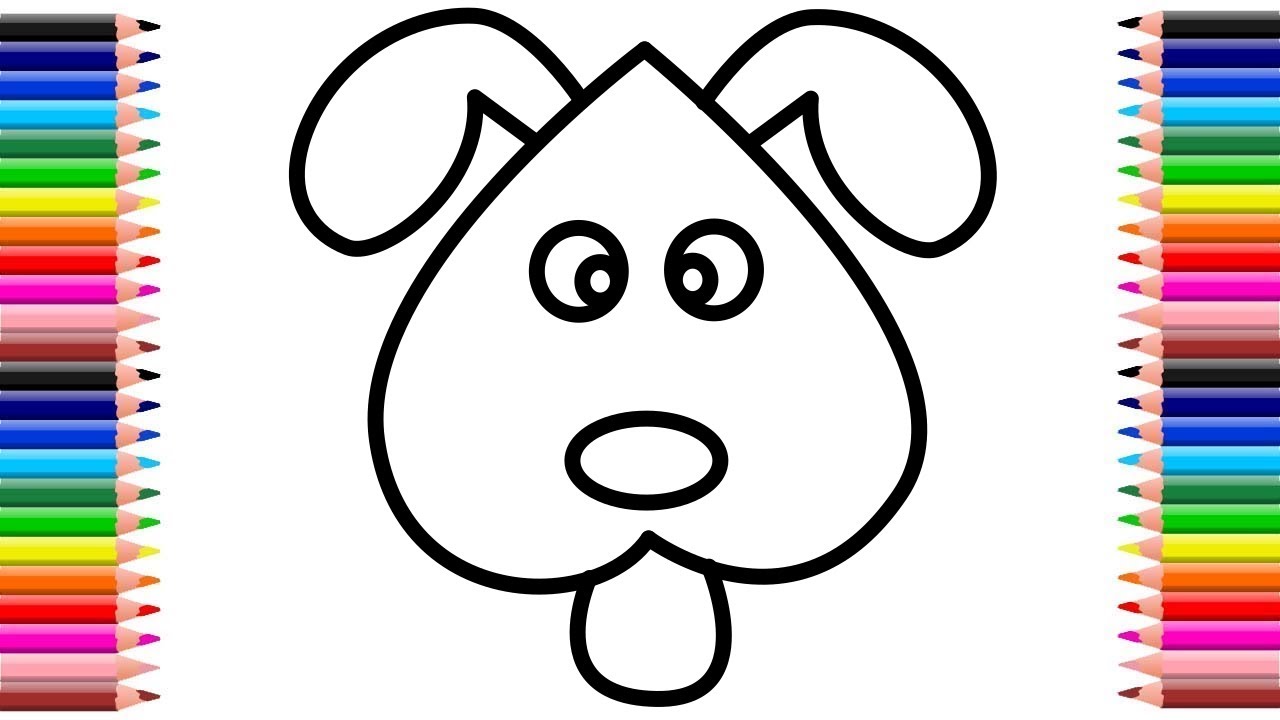 Easy Drawings | cute dog drawing 