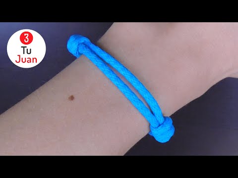 Pulseras de Nudos Corredizos tipo Paracord para Regalar a tus Amigos o Pareja, FÁCILES de Hacer ? 