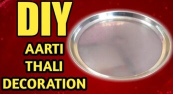 DIY pooja thali decoration Ideas | thali decoration | aarti thali | pooja thali