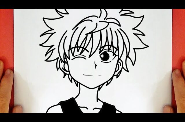 How To Draw Killua Zoldyck Easy Hunter X Hunter