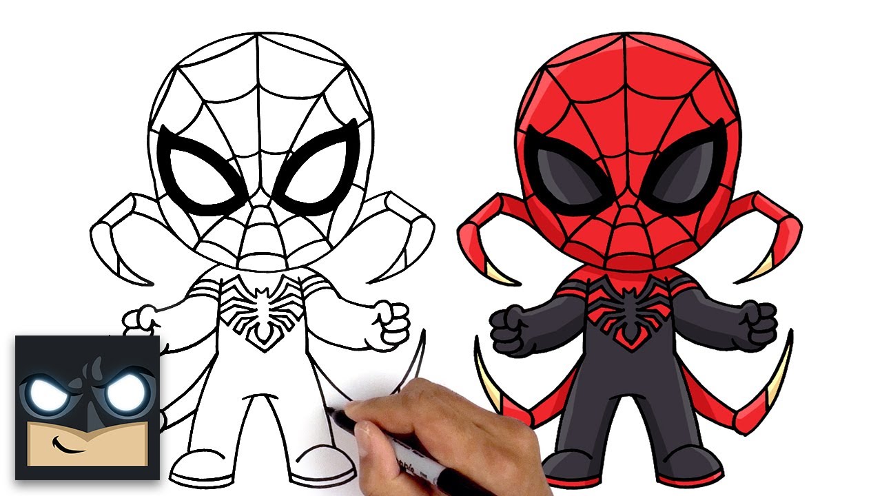 How To Draw Superior Spider-Man | Cartooning Club 