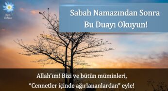 Sabah Namazından Sonra Bu Duayı Okuyun! – Allah’ım! Bizi, “Cennetler İçinde Ağırlananlardan” ryle!