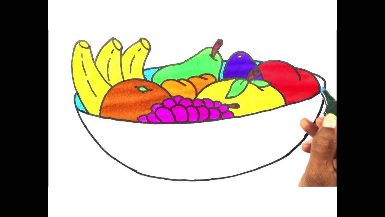 youtube #shorts fruits basket drawing coloring 