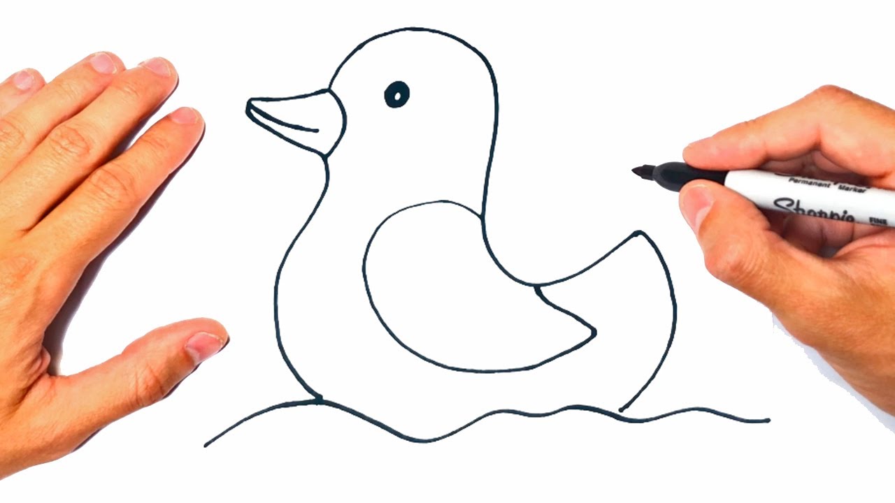 How to draw a Duckling Step by Step | Drawing a Duckling 