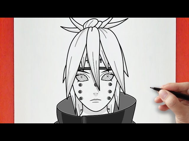 How to Draw Pain Akatsuki | Chikusodou Pain From Naruto 