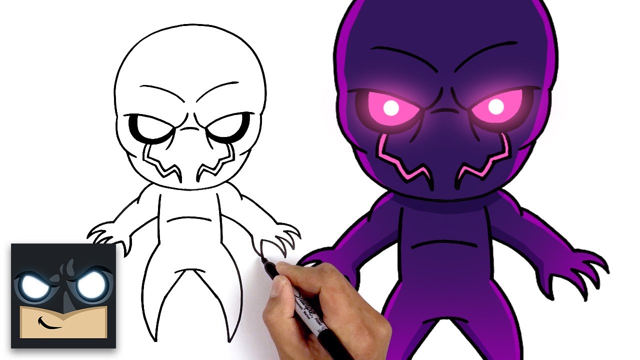 How To Draw Shadow | Fortnite Fortnitemares 