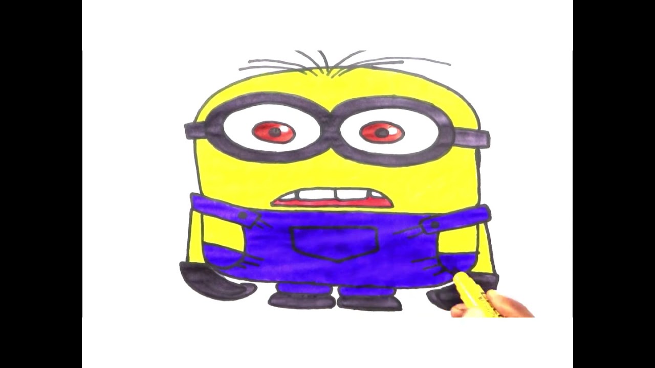 youtube #shorts minion drawing coloring easy 