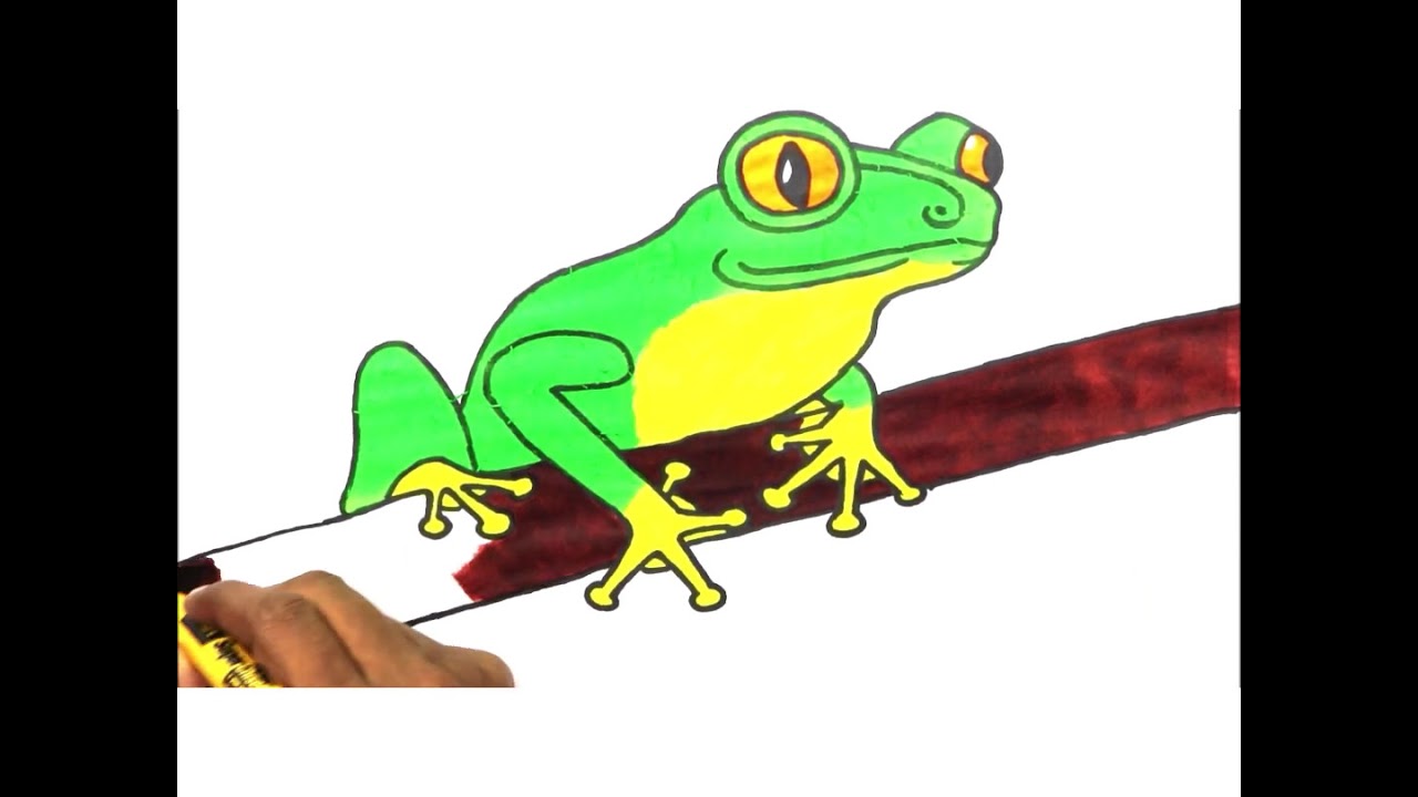 #shorts frog drawing painting animals drawing easy coloring 