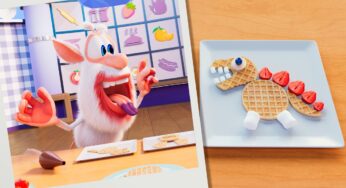 Booba ? Food Puzzle: Waffle Dinosaur ?? Funny cartoons for kids – Booba ToonsTV