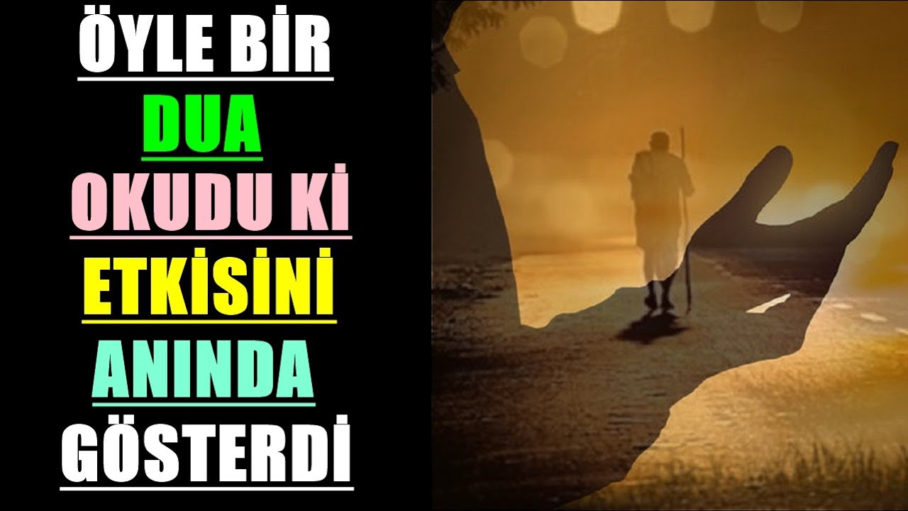 ÖYLE BİR DUA OKUDU Kİ ETKİSİNİ ANINDA GÖSTERDİ 