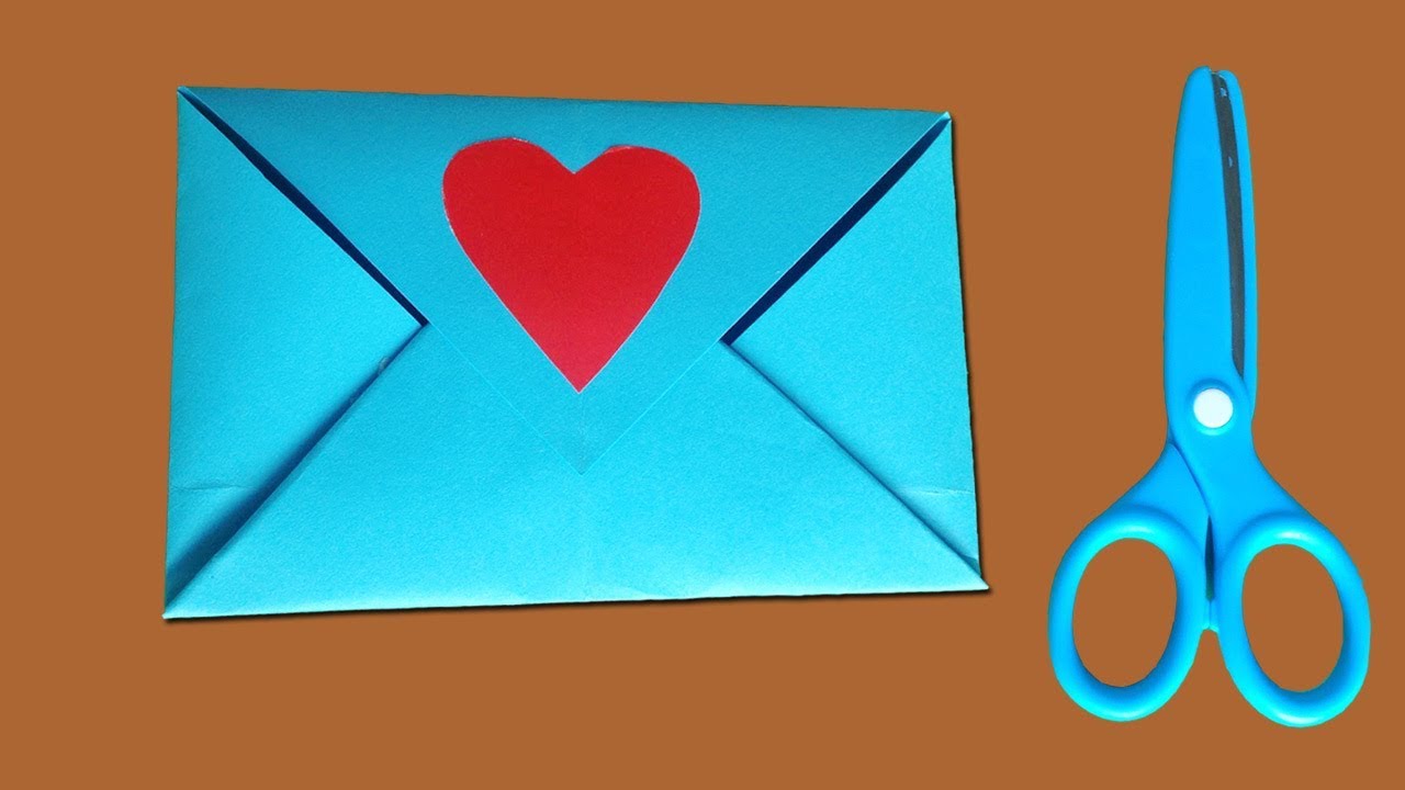 Basteln mit papier: Briefumschlag falten| DIY Bastelideen 