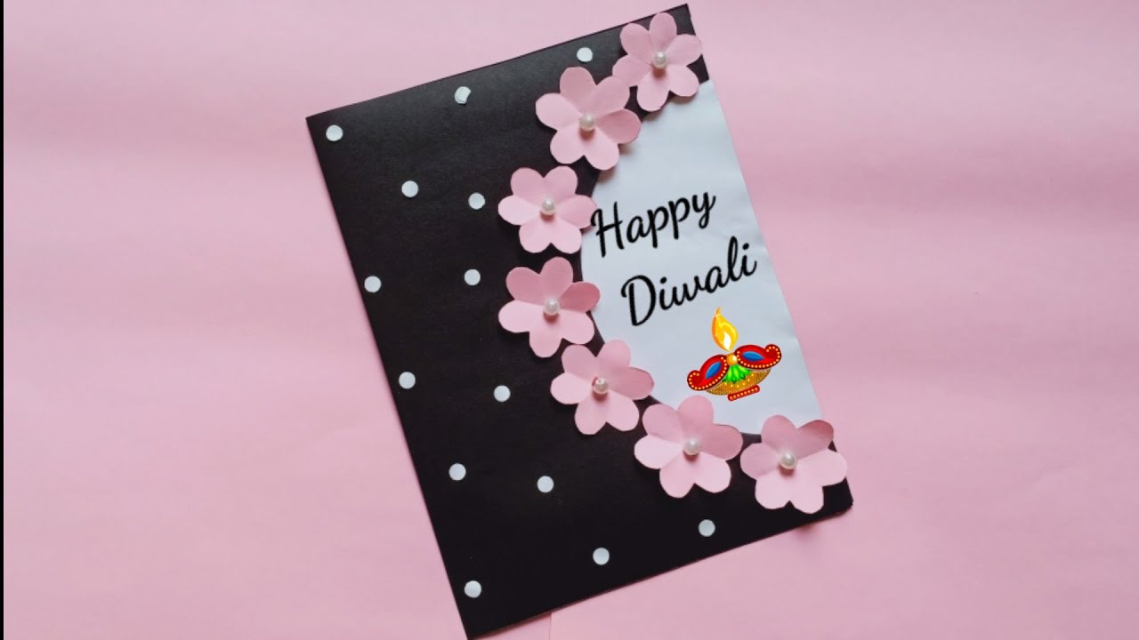 DIY Diwali greeting card | Handmade Diwali card making ideas | How to make greeting card for Diwali 