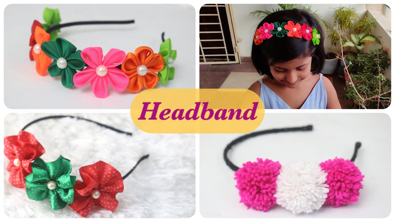 3 DIY Hairbands making for teenager or baby girl at Home| Making Easy Headband Ideas| #lifehacks 