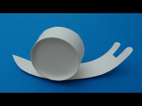 Paper Cup Snail 　紙コップでつくるカタツムリ 